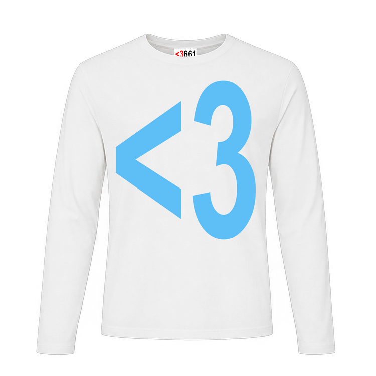 Herz Longsleeve - blue