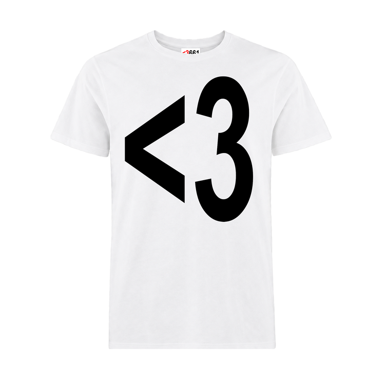 Herz Shirt - weiß